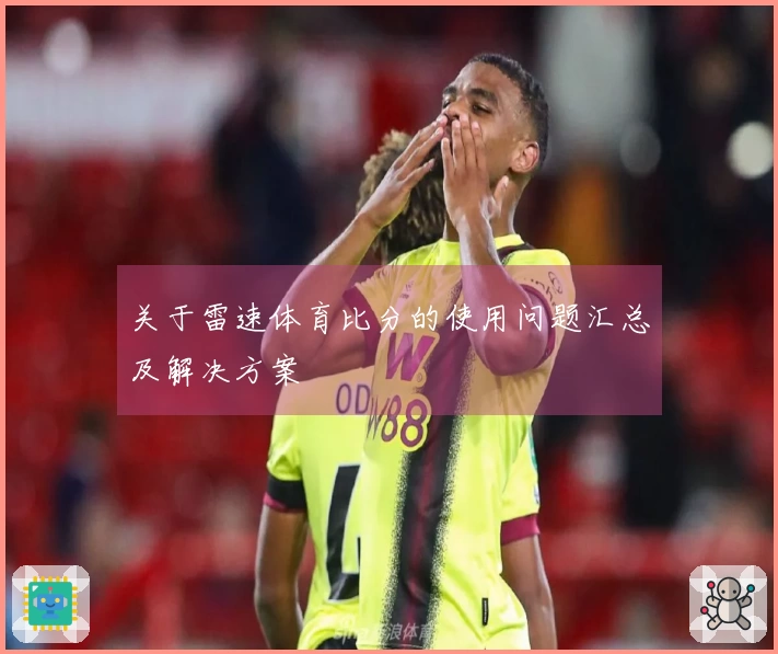 关于雷速体育比分的使用问题汇总及解决方案 안내